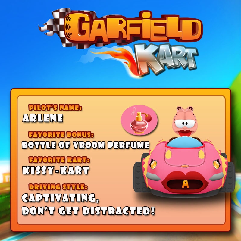 garfield kart 10