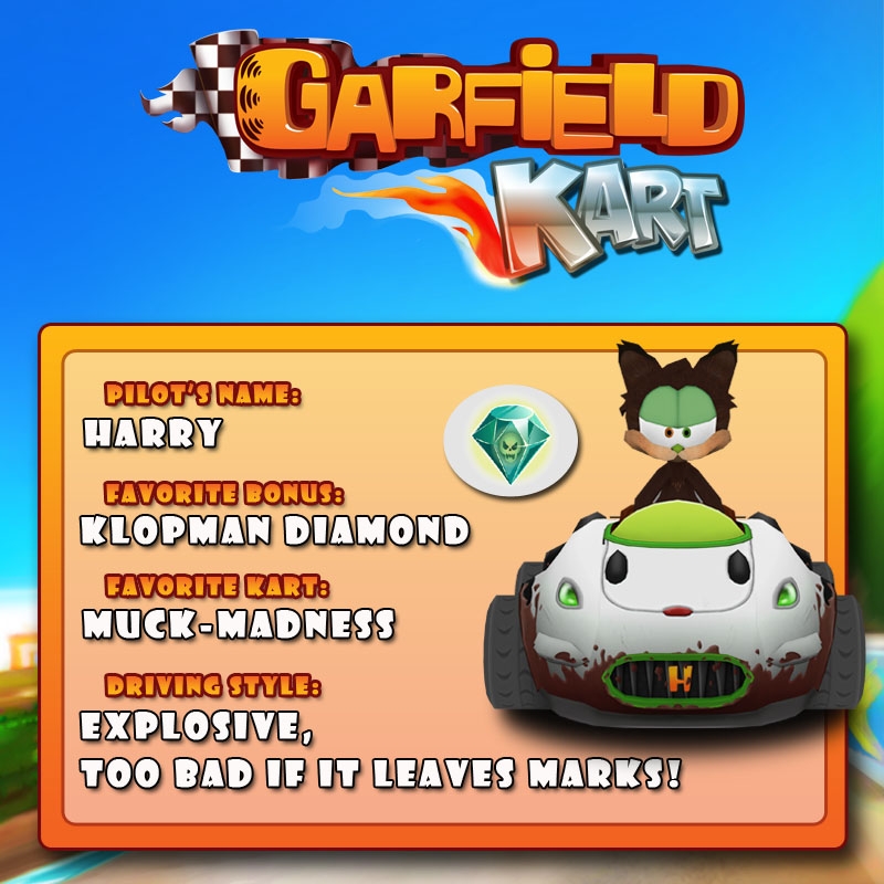 garfield kart 11