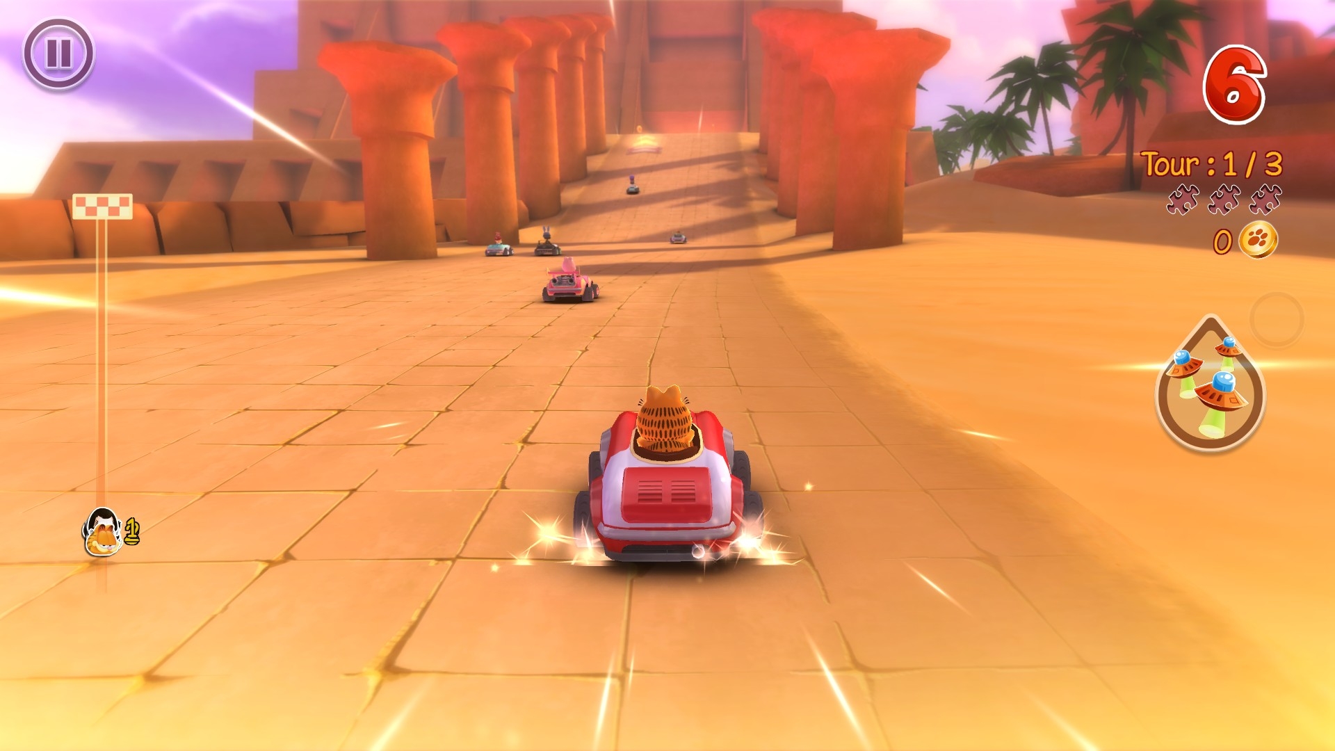 garfield kart 4