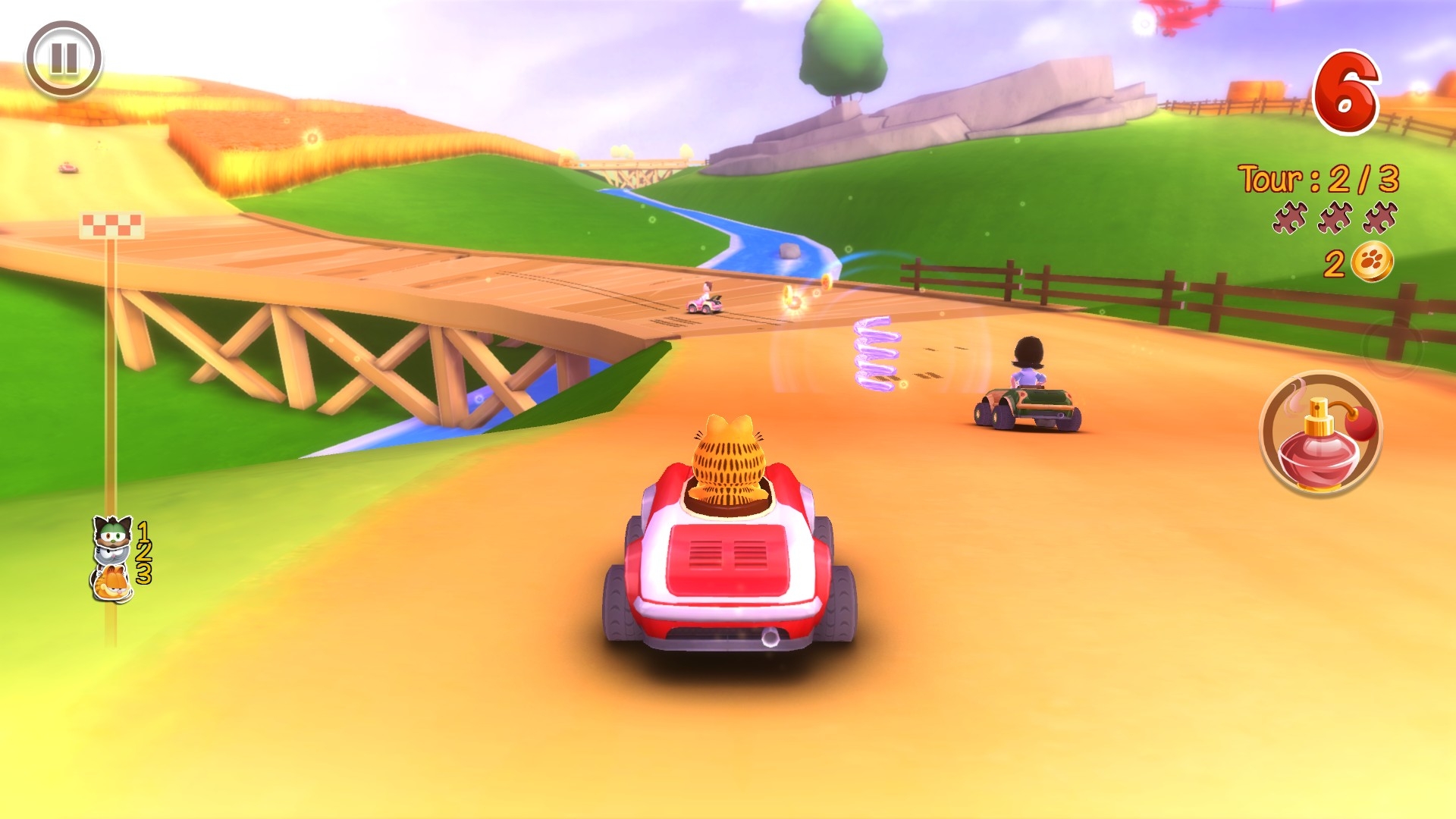 garfield kart 6