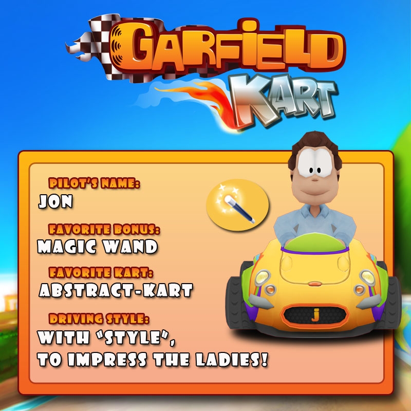 garfield kart 9