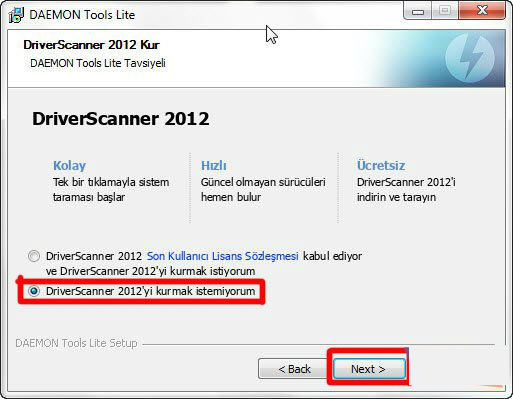 Daemon Tools Kurulumu