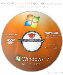 WINDOWS 7 ALL IN ONE PRE-ACTIVATED