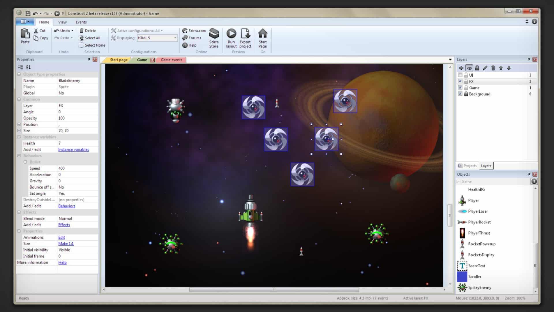 construct 2 indir full oyun gelistirme programi 5