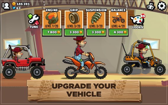 hill climb racing 2 apk indir para hileli mod 1 4 2 0