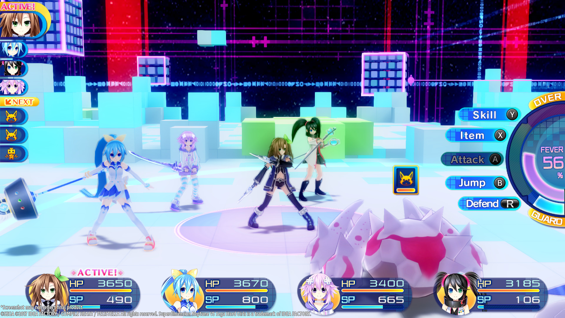 superdimension neptune vs sega hard girls 2