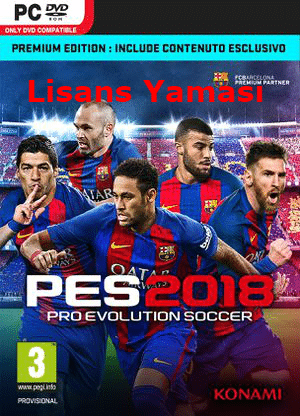 Pro Evolution Soccer 2018 Lisans Yaması İndir