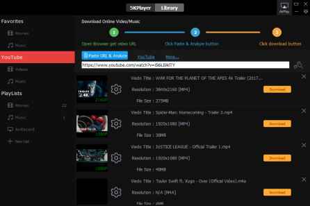 5kplayer full v5.1 indir e28093 kaliteli player 1