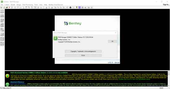 bentley ram structural system connect edition indir e28093 full v15.11.00.26 1