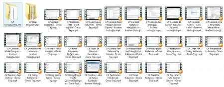 c video egitim seti indir uygulamalar 1