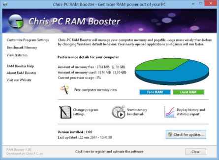 chris pc ram booster full v4.70 indir 1