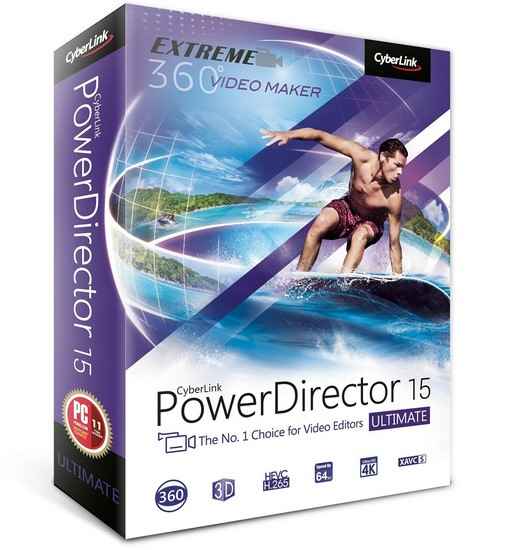 CyberLink PowerDirector Ultimate 15 İndir – Full Türkçe