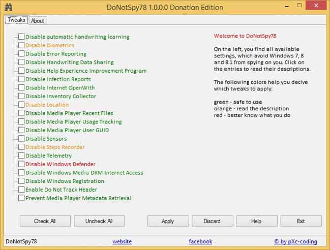 donotspy78 indir e28093 full v1.1.0 win 7 8 10 bilesen kapatma 0