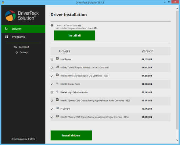 driverpack solution online indir v17.7.118 driver guncelle 1