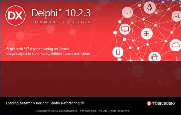embarcadero rad studio v10.2.3 community 25.0.31059.3231 0