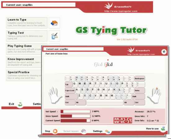 gs typing tutor indir e28093 full hizli yazma programi 0