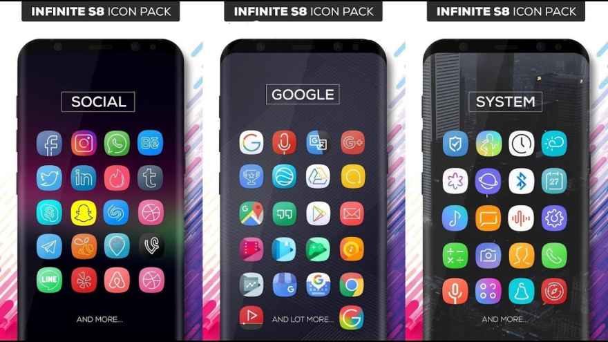 infinite s9 icon pack apk indir e28093 full v2.5.0 android 1