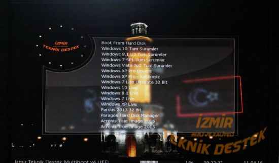 izmir teknik usb multiboot full indir uefi v4.0 turkce 0