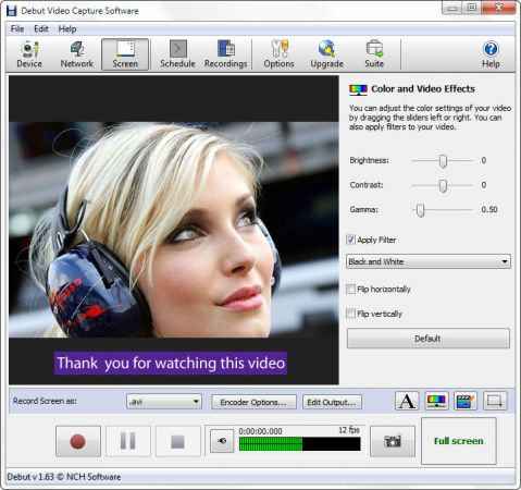 nch debut video capture software pro indir e28093 full 5.19 1