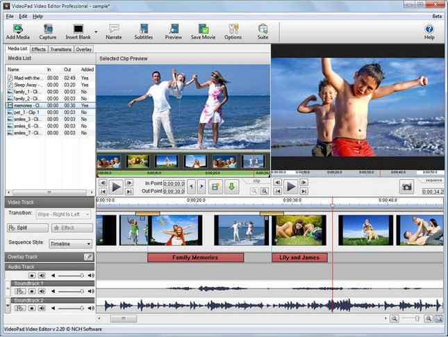 nch videopad video editor professional indir e28093 full 6.29 1