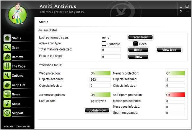 netgate amiti antivirus 2018 indir e28093 full v25.0.220 1