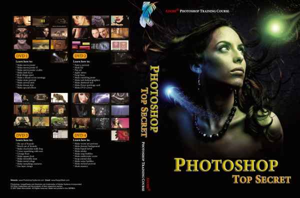 Photoshop Top Secret Eğitim Seti – 1-5 DVD + Bonus