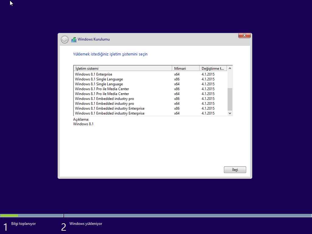 windows 8.1 pro media center indir e28093 formatlik turkce