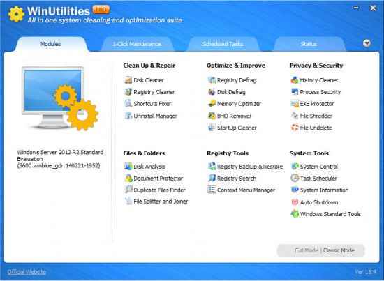 winutilities professional full turkce v15.4 serial pc bakim 1