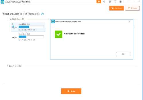 EaseUS Data Recovery Wizard Ekran Goruntusu 1