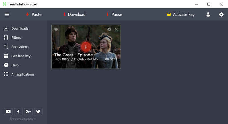 FreeGrabApp Free Hulu Download 2