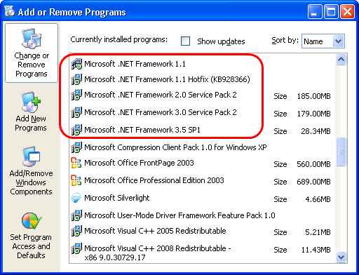 Microsoft .NET Framework2