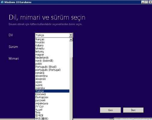 Windows 10 Yükseltme