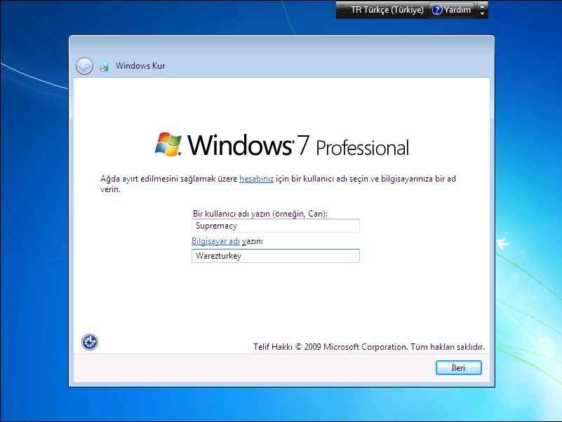 Windows 7 Professional VL1