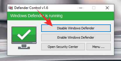 Windows Defender Control 2