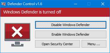 Windows Defender Control 3