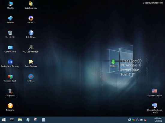 Hiren’s BootCD WinPE 10 Premium Edition İndir Build 181211