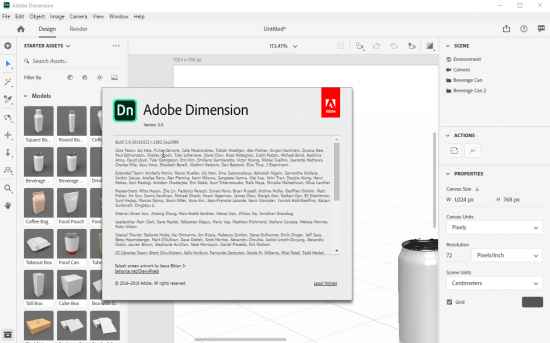 Adobe Dimension CC 2020 1 1