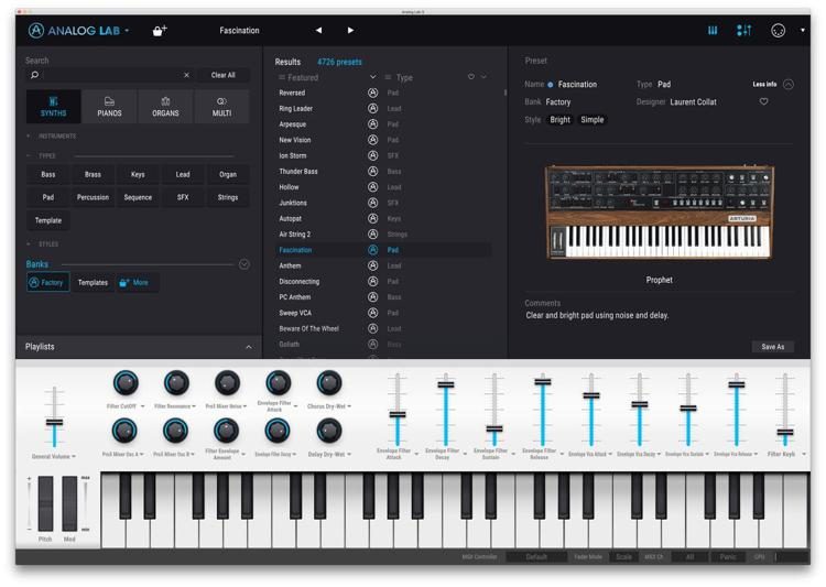 Arturia Analog Lab1