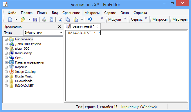 Emurasoft EmEditor Professional 1