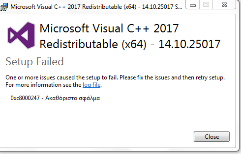 Microsoft Visual C 2017 Redistributable