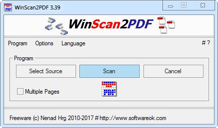 WinScan2PDF 1