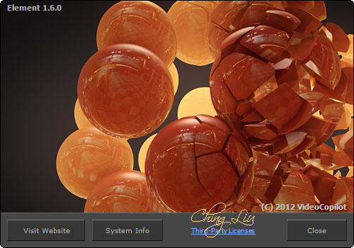 Video Copilot Element 3D 1.6 (Win 32-64 bit) [ChingLiu]